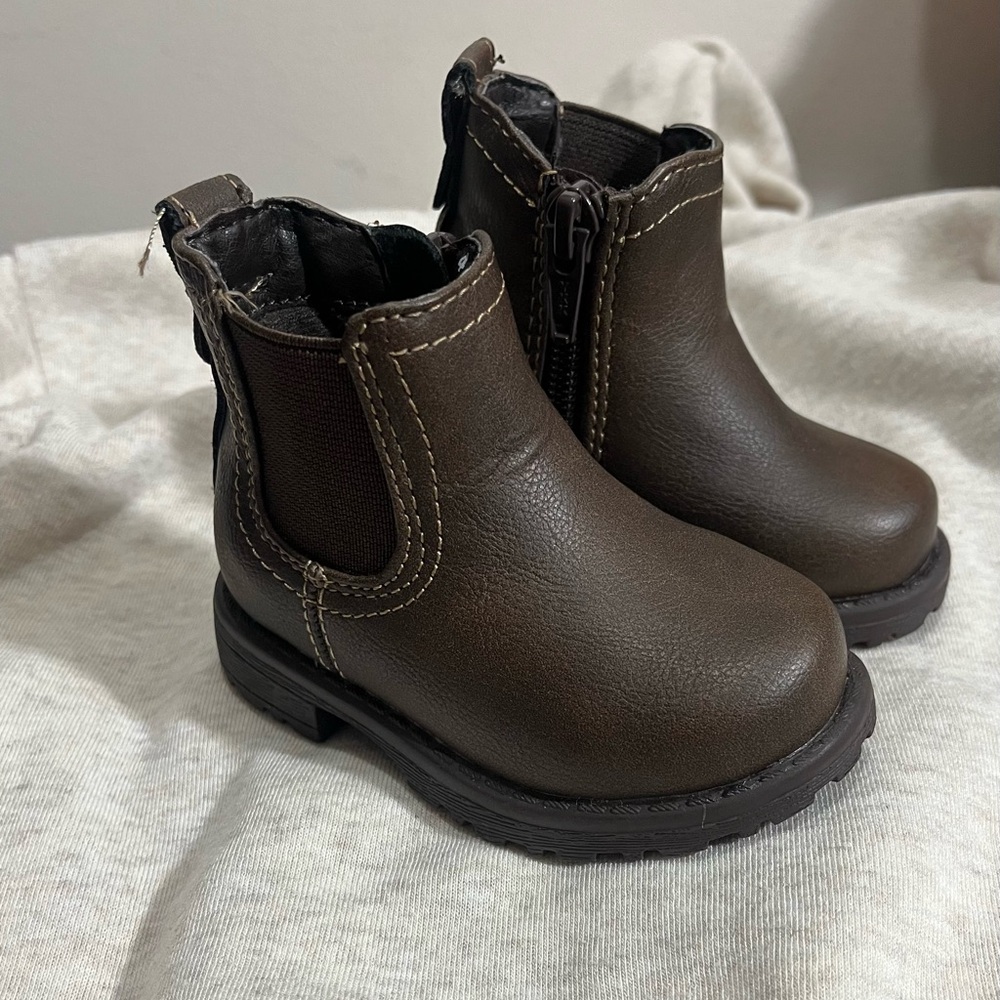 Carter's Dark Brown Kids Boots